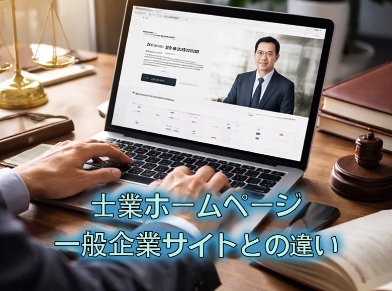 士業ホームページ制作とは？一般企業サイトとの違いを行政書士が解説